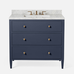 Trinidad Belgian Linen True Navy 36
