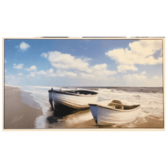 Two Boats Framed - Our Boat House
