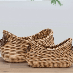 Varna Rattan Basket s/2 - Our Boat House