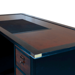 Vintage Cherry Captain's Desk - Our Boat House