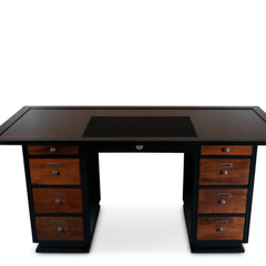 Vintage Cherry Captain's Desk - Our Boat House