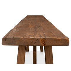 Vintage Double X Base Console Table - Our Boat House