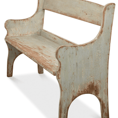 Vintage School House Entry Bench - Our Boat House