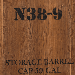 Vintage Wine Cask Lazy Susan - Our Boat House