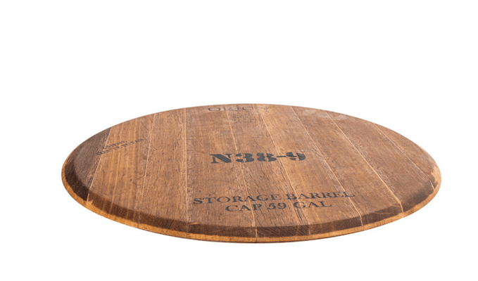 Vintage Wine Cask Lazy Susan - Our Boat House