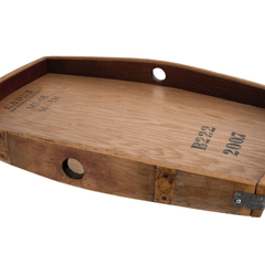 Vintage Wine Stave Tray - Our Boat House