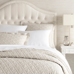 Washed Linen Quilt - Natural - Our Boat House