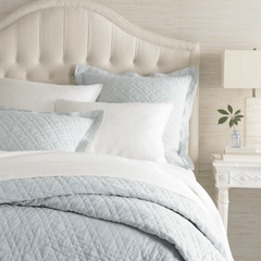 Washed Linen Quilt - Sky - Our Boat House