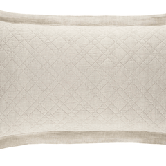 Washed Linen Sham - Natural - Our Boat House