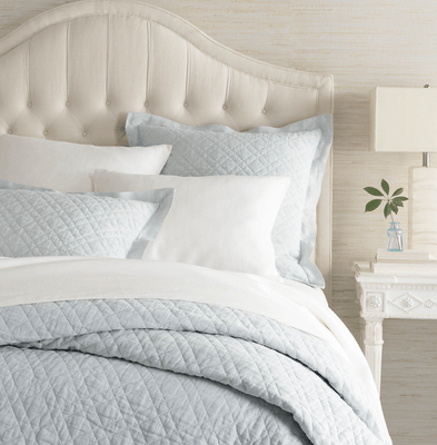 Washed Linen Sham - Sky - Our Boat House