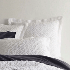 Washed Linen Sham - White - Our Boat House