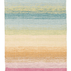 Watercolor Horizon Woven Cotton Rug - Our Boat House