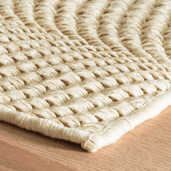 Wave Sand - Woven Sisal Rug - Our Boat House