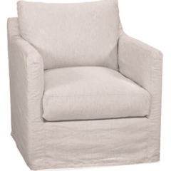 Westchester Slipcovered XL Arm Chair - Stationary - Our Boat House
