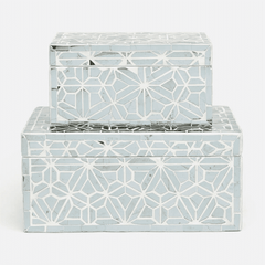 Westhaven Mosaic Mirrored Box s/2 - Our Boat House