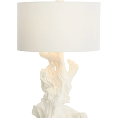 Westwind Driftwood White Table Lamp - Our Boat House
