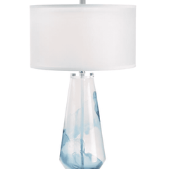 Whirling Clouds Glass Table Lamp - Our Boat House