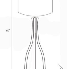 Winfield Natural Wood Floor Lamp - Our Boat House