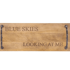 Wooden Swings w/Various Engraved Quotes - Our Boat House