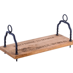 Wooden Swings w/Various Engraved Quotes - Our Boat House
