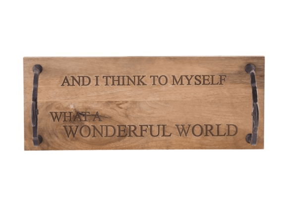 Wooden Swings w/Various Engraved Quotes - Our Boat House