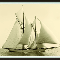 Yacht: Imagination I - Framed Giclee - Our Boat House