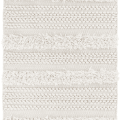 Zhara Striped Ivory - Indoor/Outdoor Rug - Our Boat House