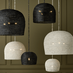 Zoe White Chandelier - Three Sizes - Our Boat House