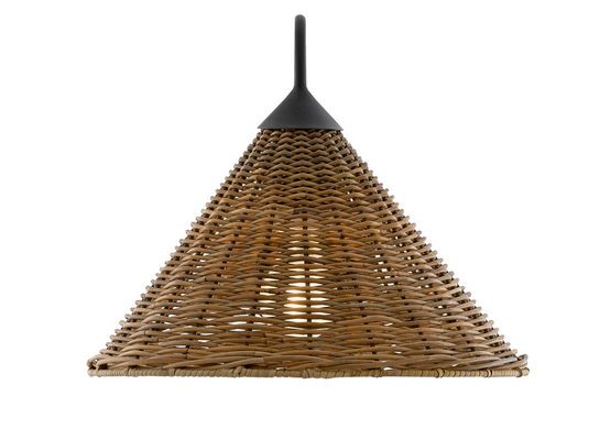 Brighton Rattan Swing Arm Sconce - Our Boat House