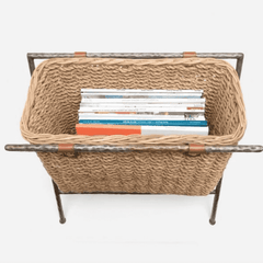 Hemley Magazine/Catalog Rack in Natural Seagrass Home Office 