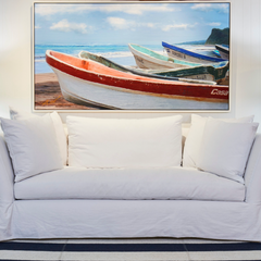 Seven Boats Giclee