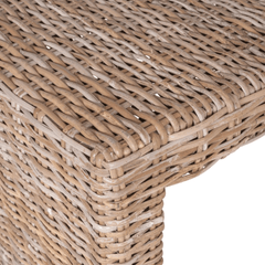 Sutton Kubu Rattan Console Table - FLOOR SAMPLE (ONE LEFT!) - Our Boat House