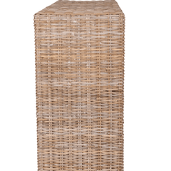 Sutton Kubu Rattan Console Table - FLOOR SAMPLE (ONE LEFT!) - Our Boat House